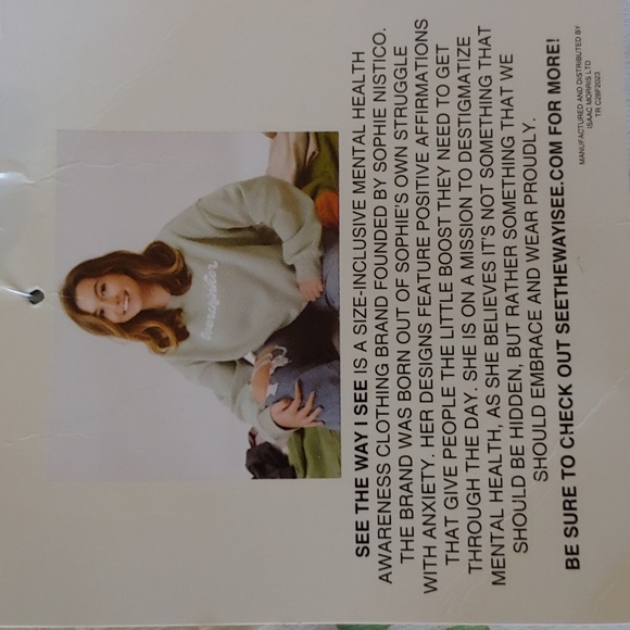 NWT See the Way I See Overthinker Graphic Women's Tank Top Size XS - Picture 6 of 6